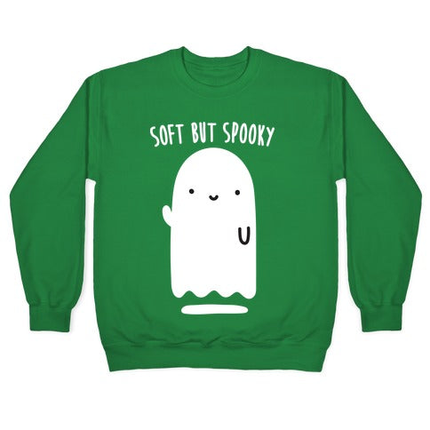 Soft But Spooky Ghost Crewneck Sweatshirt