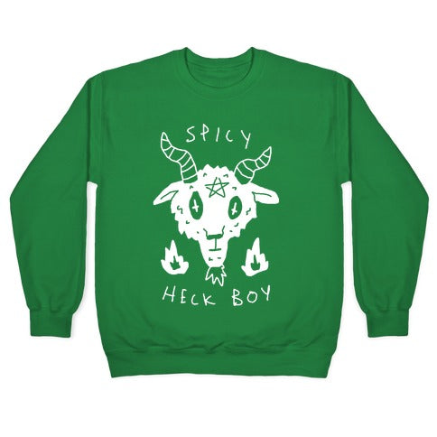 Spicy Heck Boy Satan Crewneck Sweatshirt