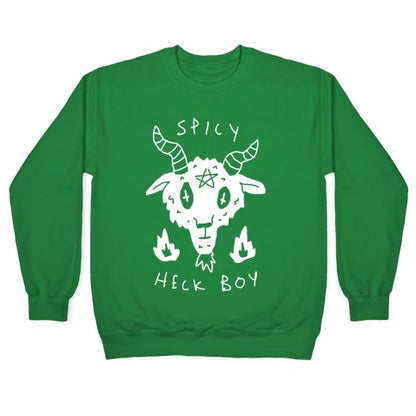 Spicy Heck Boy Satan Crewneck Sweatshirt