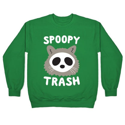 Spoopy Trash Raccoon Crewneck Sweatshirt