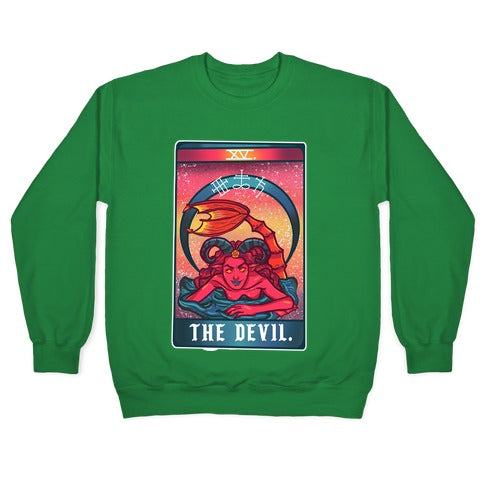 The Devil Siren Tarot Crewneck Sweatshirt