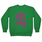 "There is no limit to what we, as women, can accomplish." -Michelle Obama Crewneck Sweatshirt