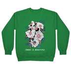 Trans is beautiful Crewneck Sweatshirt