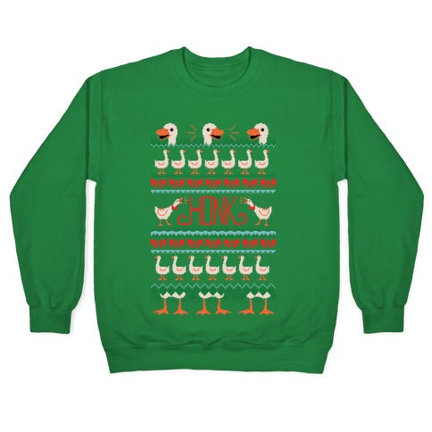 Ugly Goose Sweater Crewneck Sweatshirt