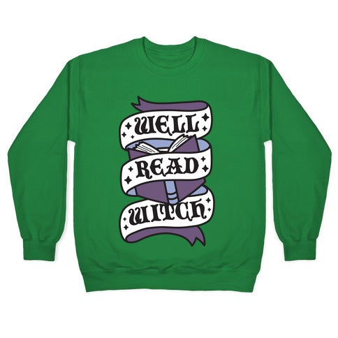 Well Read Witch Crewneck Sweatshirt