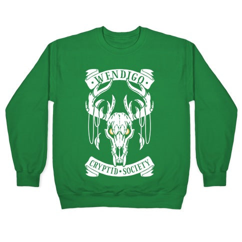 Wendigo Cryptid Society Crewneck Sweatshirt