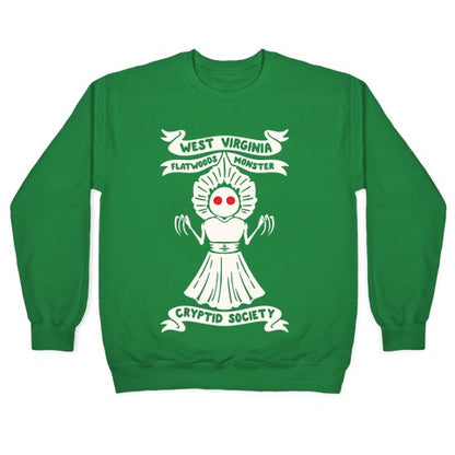 West Virginia Flatwoods Monster Cryptid Society Crewneck Sweatshirt
