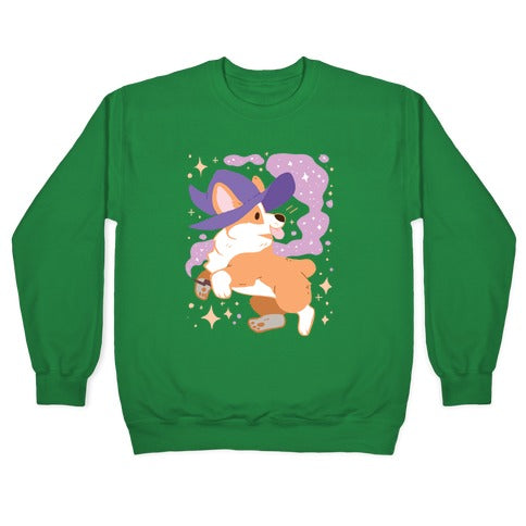 Witch Corgi Crewneck Sweatshirt