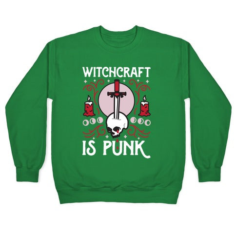 Witchcraft is Punk Crewneck Sweatshirt