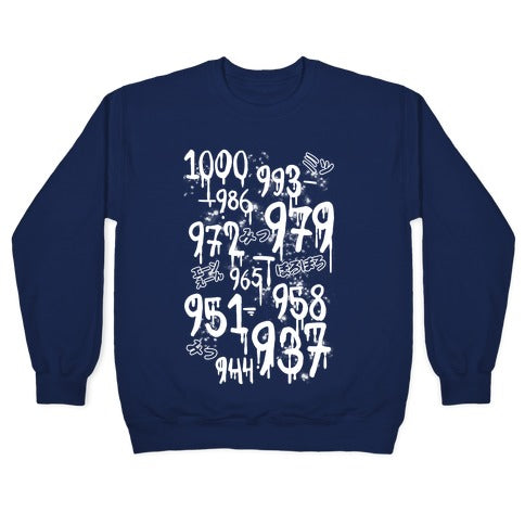 1000 Minus 7 Crewneck Sweatshirt