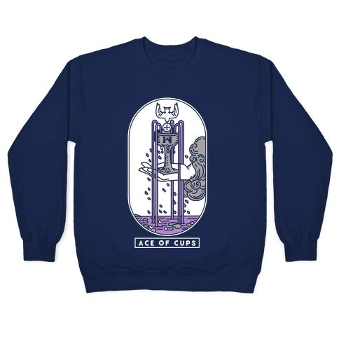 Ace of Cups Asexual Pride Crewneck Sweatshirt