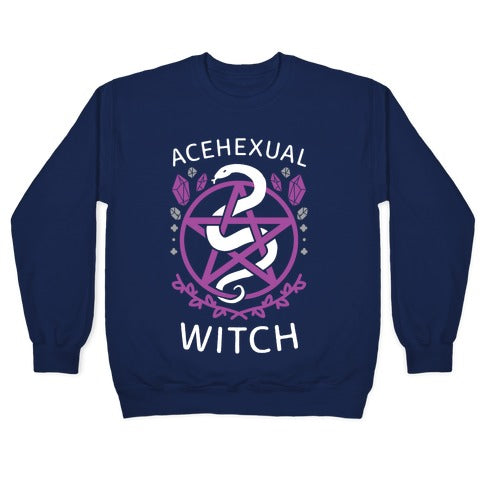 Acehexual Witch Crewneck Sweatshirt