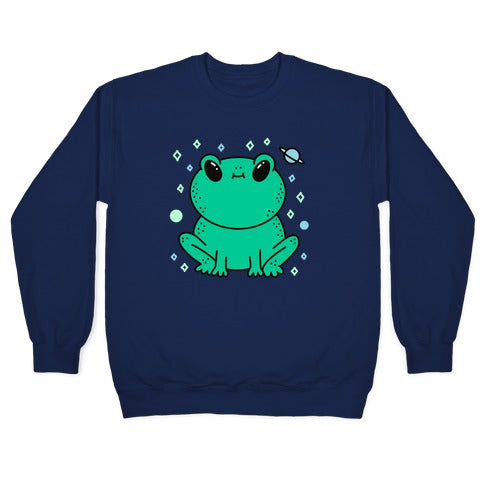 Alien Space Frog Crewneck Sweatshirt