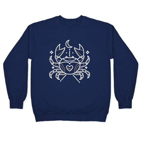 Astrology Cancer Crab Crewneck Sweatshirt
