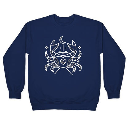 Astrology Cancer Crab Crewneck Sweatshirt