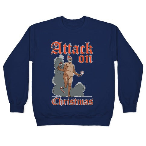 Attack On Christmas Crewneck Sweatshirt