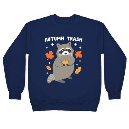 Autumn Trash Raccoon Crewneck Sweatshirt