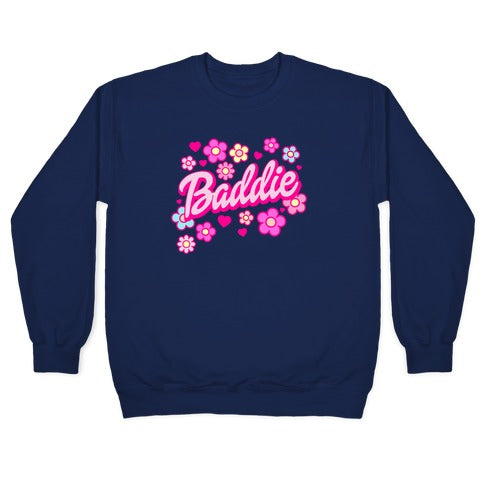 Baddie Barbie Parody Crewneck Sweatshirt