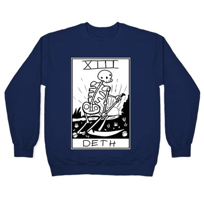 Badly Drawn Tarots: Death Crewneck Sweatshirt
