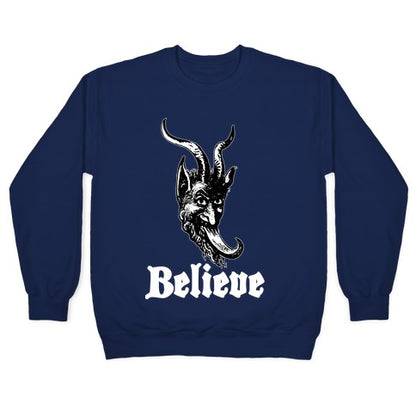 Believe In Krampus Crewneck Sweatshirt