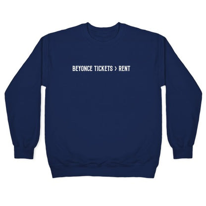 Beyonce Tickets > Rent Crewneck Sweatshirt