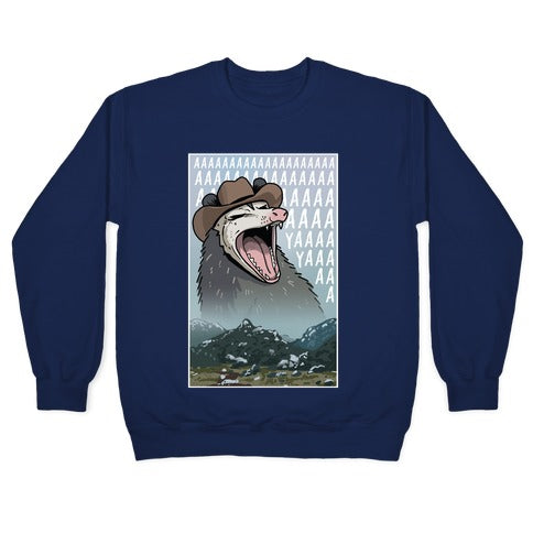 Big Enough Possum Crewneck Sweatshirt