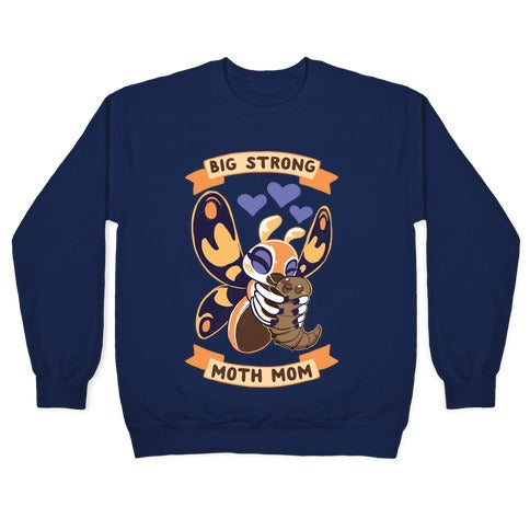 Big Strong Moth Mom Mothra Crewneck Sweatshirt