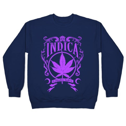 Cannabis Indica Crewneck Sweatshirt