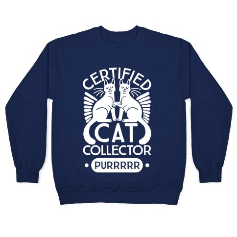 Certified Cat Collector Crewneck Sweatshirt