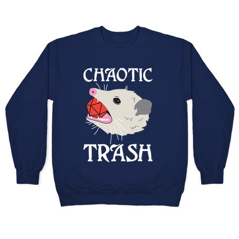 Chaotic Trash (Opossum) Crewneck Sweatshirt