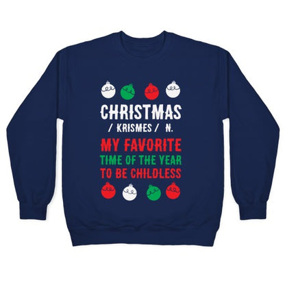 Christmas Definition Crewneck Sweatshirt