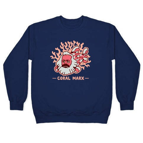 Coral Marx Crewneck Sweatshirt