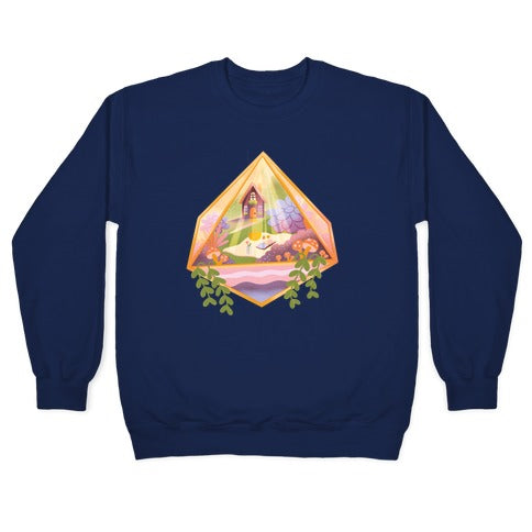 Cottagecore Terrarium Crewneck Sweatshirt