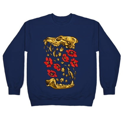 Coyote's Golden Skull Crewneck Sweatshirt