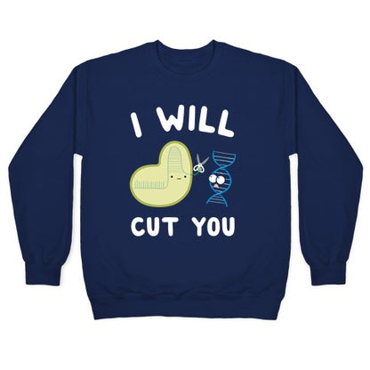 Crispr Will Cut You Crewneck Sweatshirt