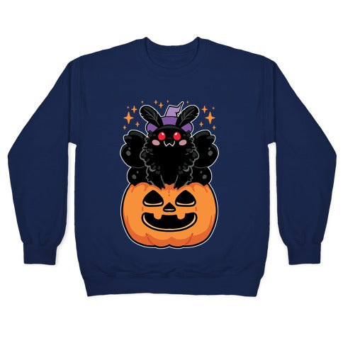 Cute Halloween Mothman Crewneck Sweatshirt