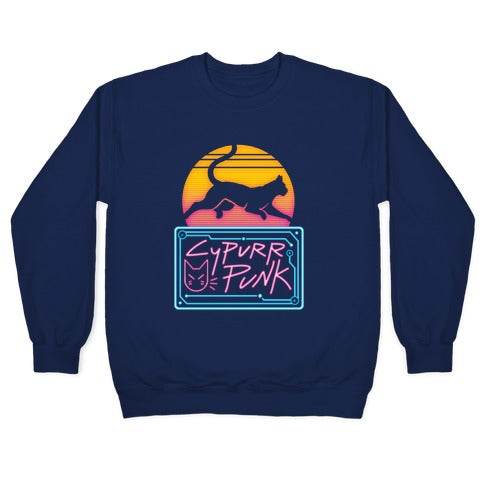 Cypurr Punk Crewneck Sweatshirt