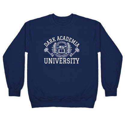 Dark Academia University Crewneck Sweatshirt