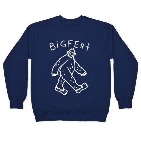 Derpy Bigfert Sasquatch Crewneck Sweatshirt