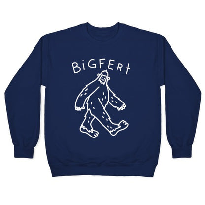 Derpy Bigfert Sasquatch Crewneck Sweatshirt