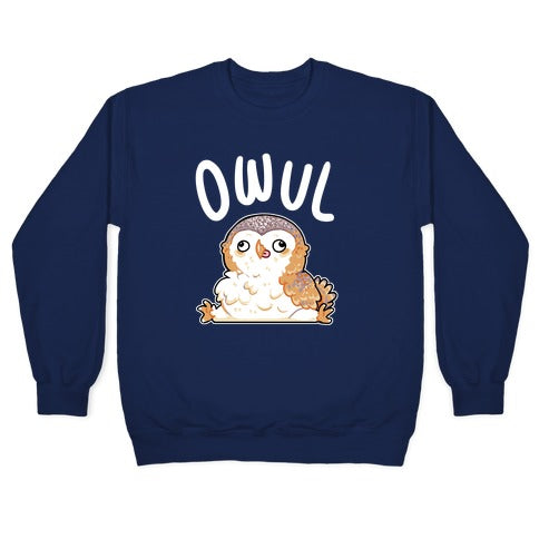 Derpy Owl Owul Crewneck Sweatshirt