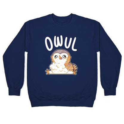 Derpy Owl Owul Crewneck Sweatshirt