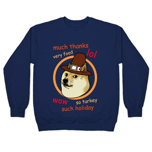 Doge Thanksgiving Crewneck Sweatshirt