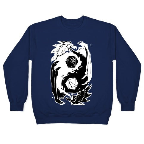 Dungeons and Dragons Yin Yang Crewneck Sweatshirt