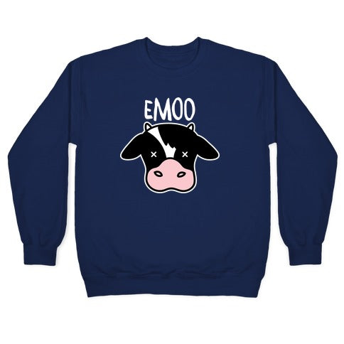 Emoo Emo Cow Crewneck Sweatshirt