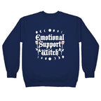 Emotional Support Witch Crewneck Sweatshirt