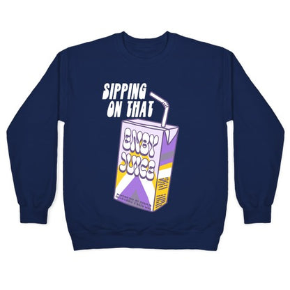 Enby Juice Juicebox Crewneck Sweatshirt