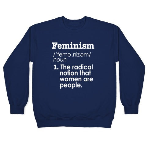 Feminism Definition Crewneck Sweatshirt