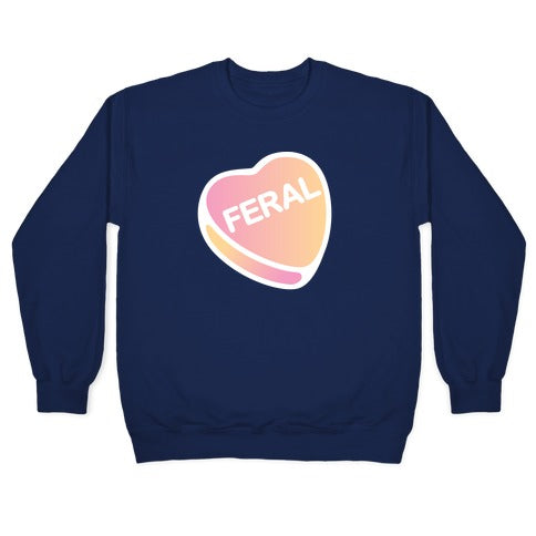 Feral Candy Heart Crewneck Sweatshirt