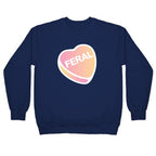 Feral Candy Heart Crewneck Sweatshirt